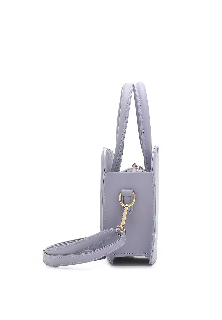 Women's Top Handle Bag / Sling Bag / Crossbody Bag - Purple