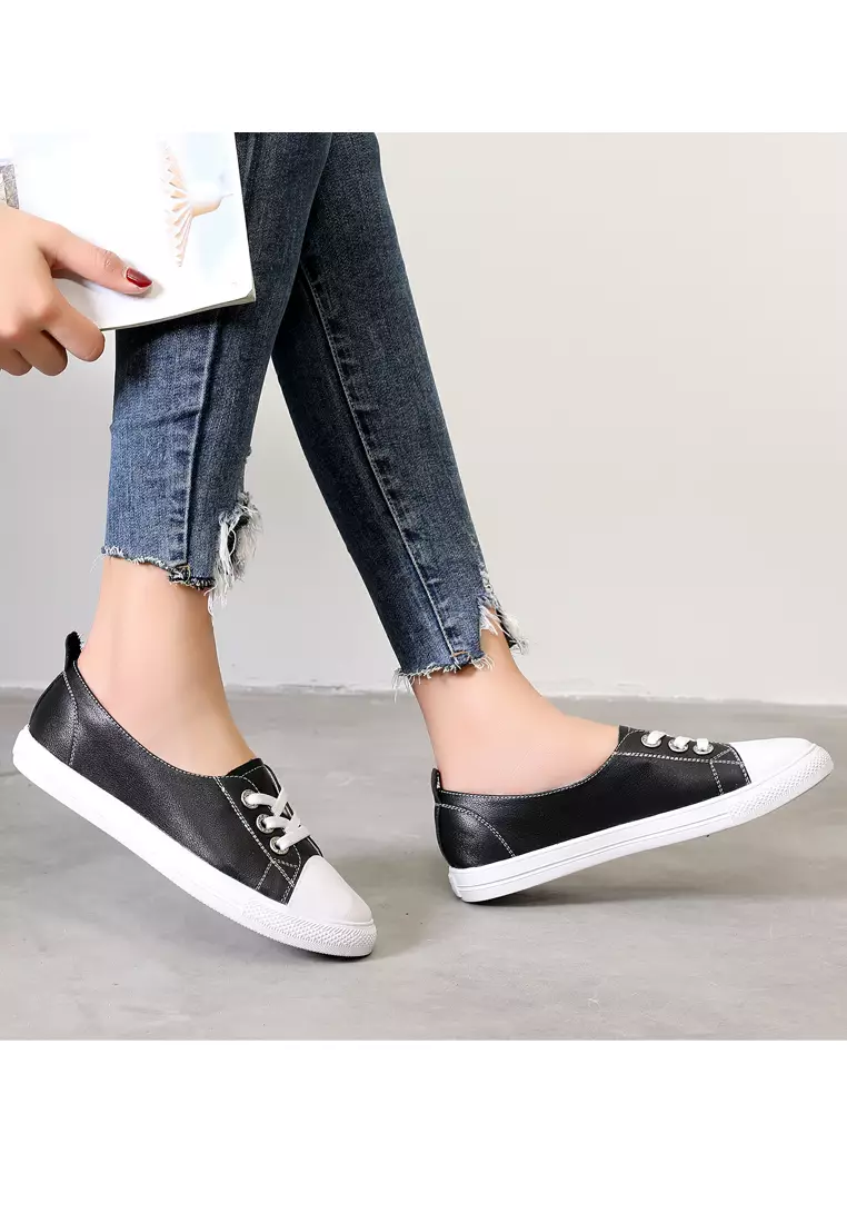 Smart Causal Leather Sneakers RX12809