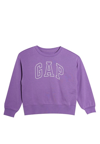 GAP purple Logo Sweatshirt 55EBFKAD7D6B55GS_1