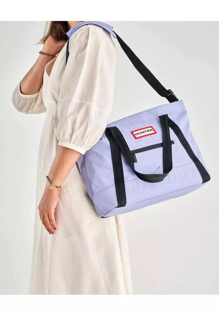 NYLON MIDI TOPCLIP TOTE
