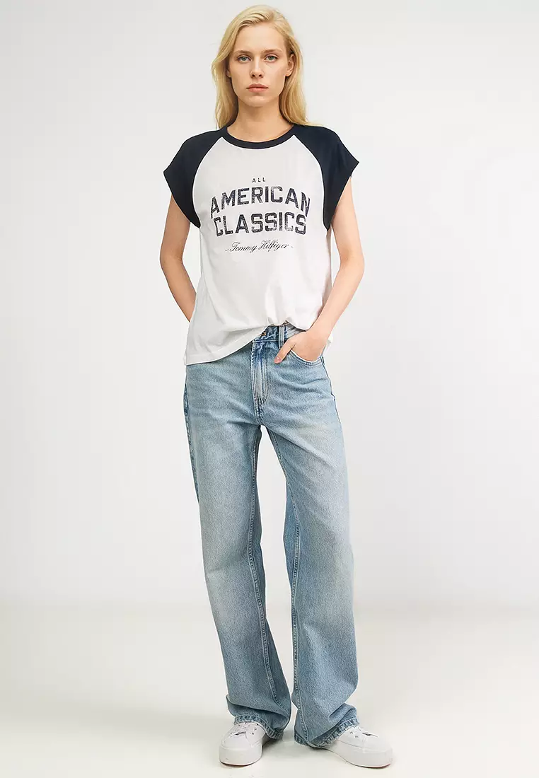 Varsity Raglan C-Nk Ss Tee