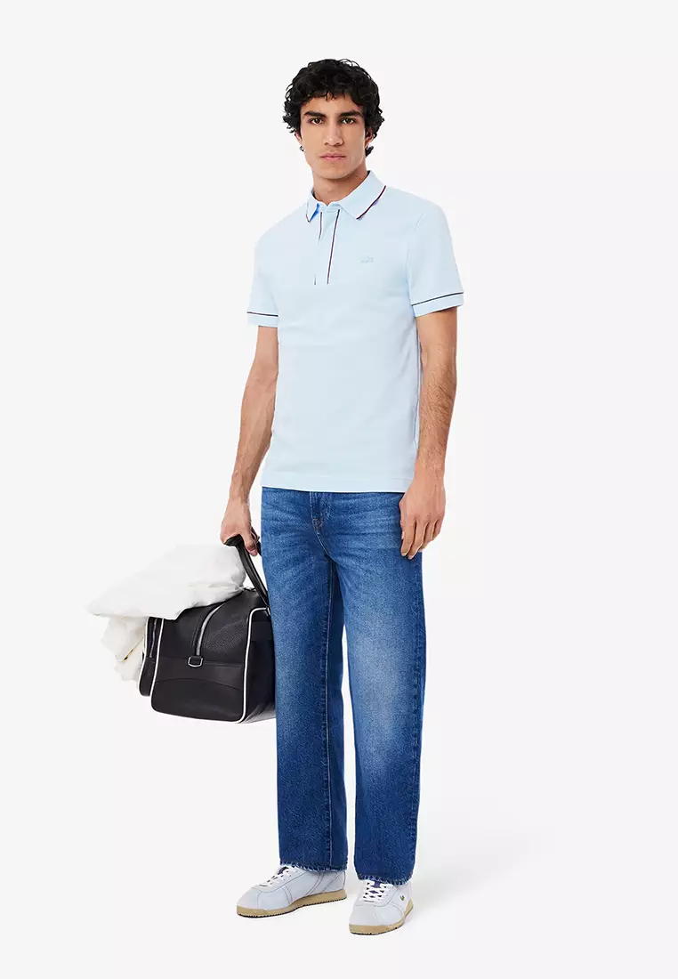 Regular Fit Paris Stretch Piqué Polo Shirt
