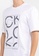 ck Calvin Klein white Initial Logo Print Tee 5CD8DAA33B9B20GS_3