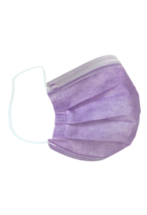 Marz Mask Marz Mask 彩色系列 淺紫色 三層一次性外科口罩（非獨立包裝）