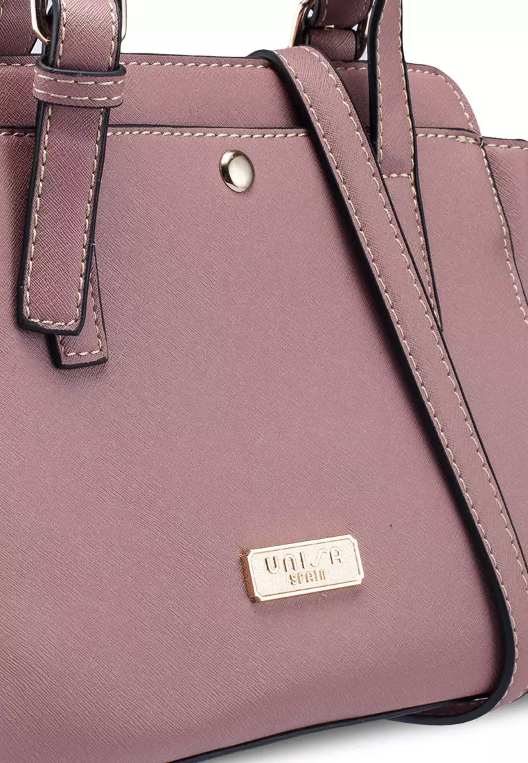 Saffiano Convertible Satchel