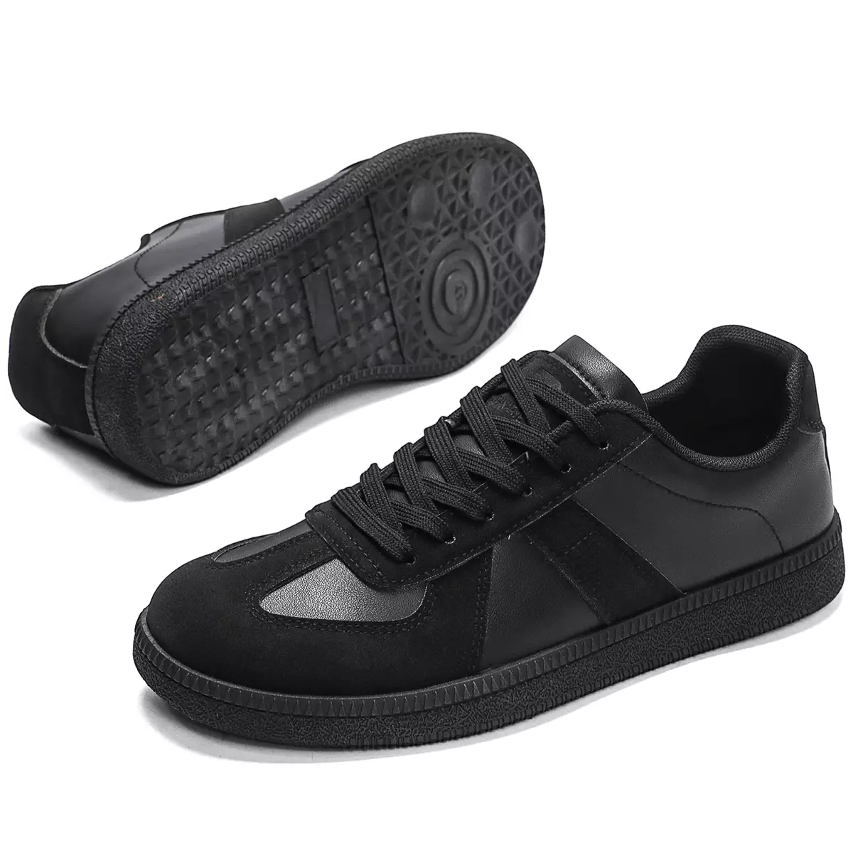 LURAD Sepatu Pria 3 Warna Flat Sekolah Kerja Simple Sneakers Cowok Polos QN592