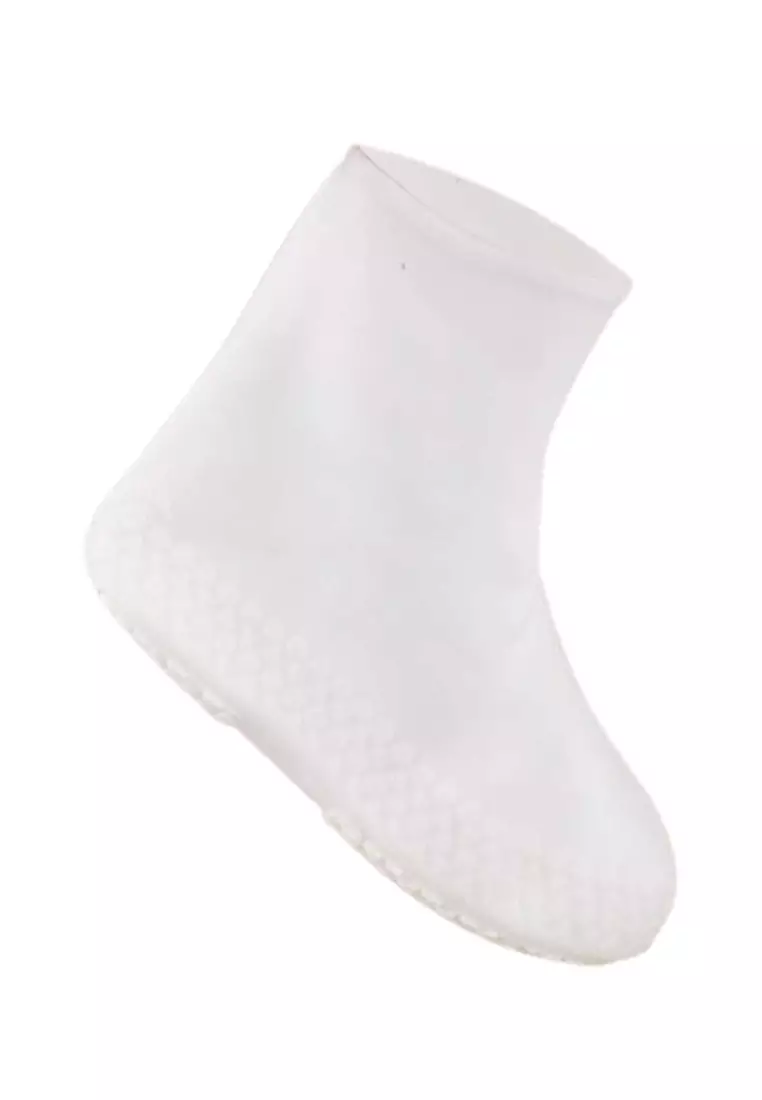 Anari Pelindung Sepatu Hujan Reusable Rain Boot Cover Unisex Desain Ergonomis Material Silicone ORIGINAL - White