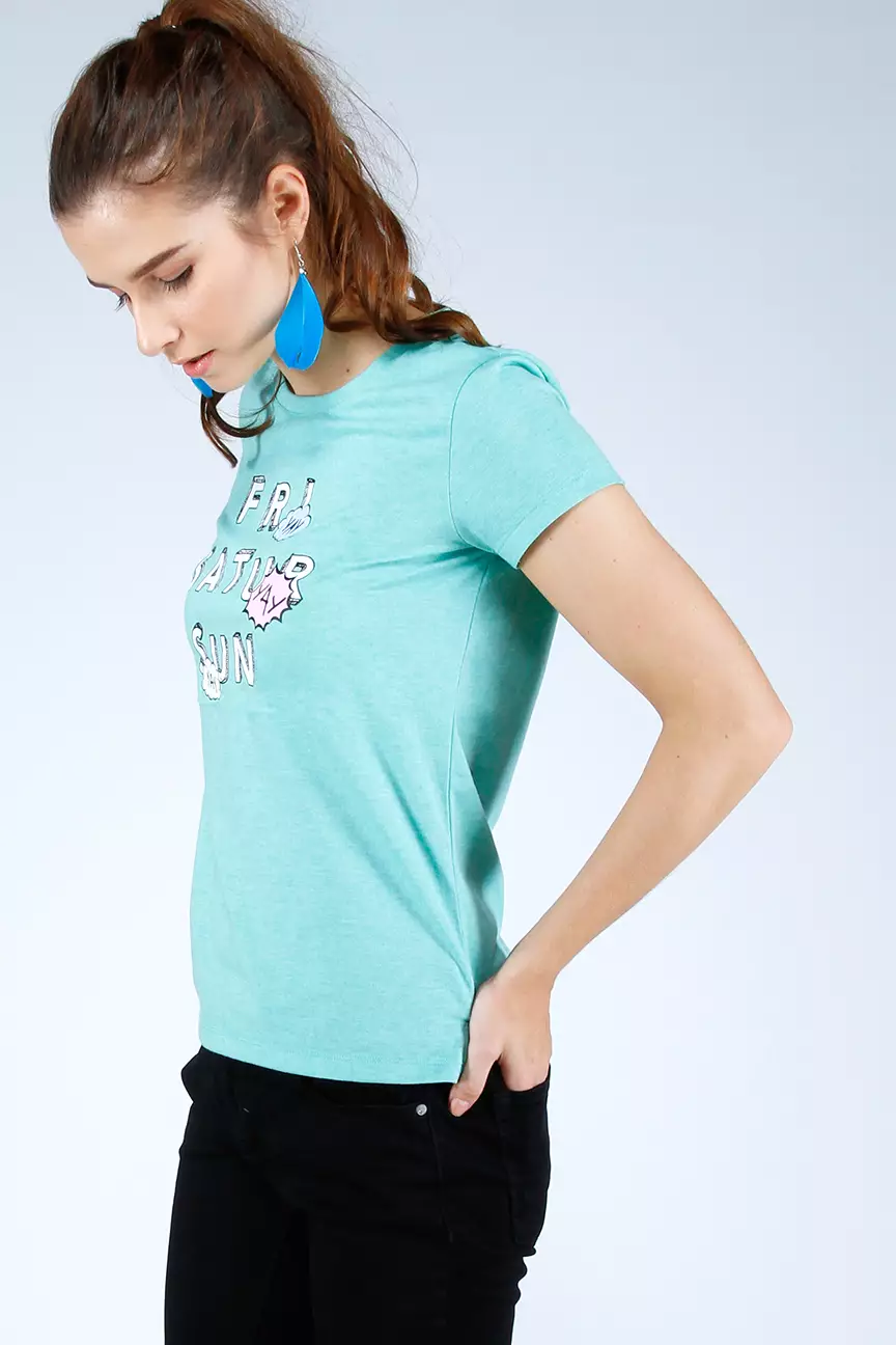 Kaos Wanita Rollo Green