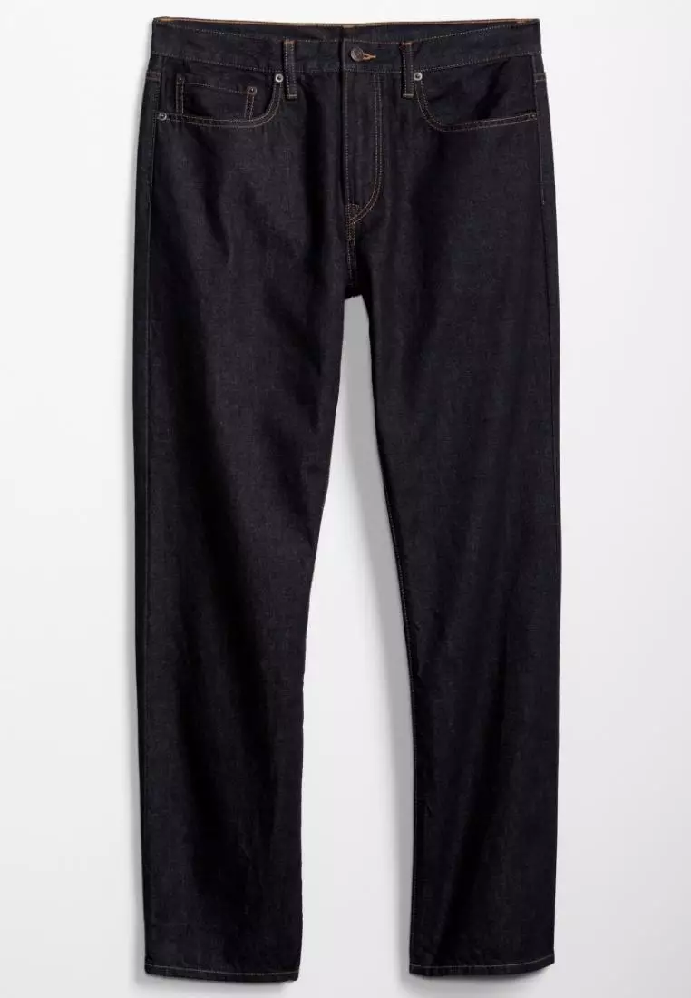 Straight Jeans With Washwell