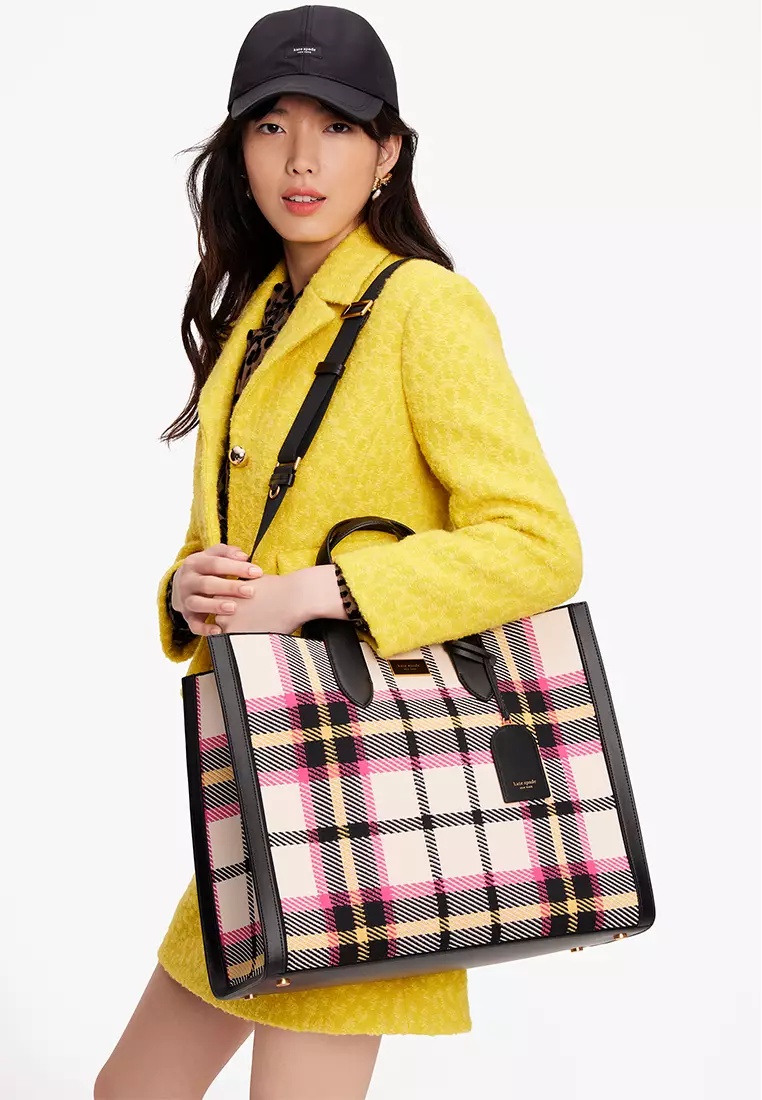 Kate spade plaid tote online