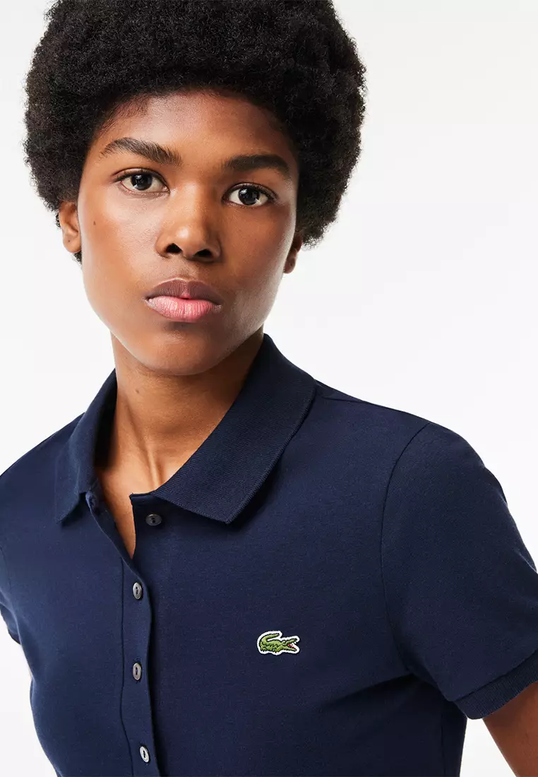 Slim Fit Stretch Cotton Jersey Polo Shirt