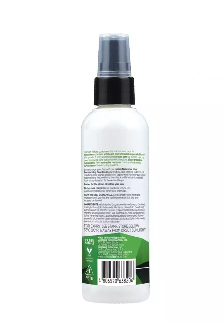 Deodorizing Foot Spray for Men 100ml