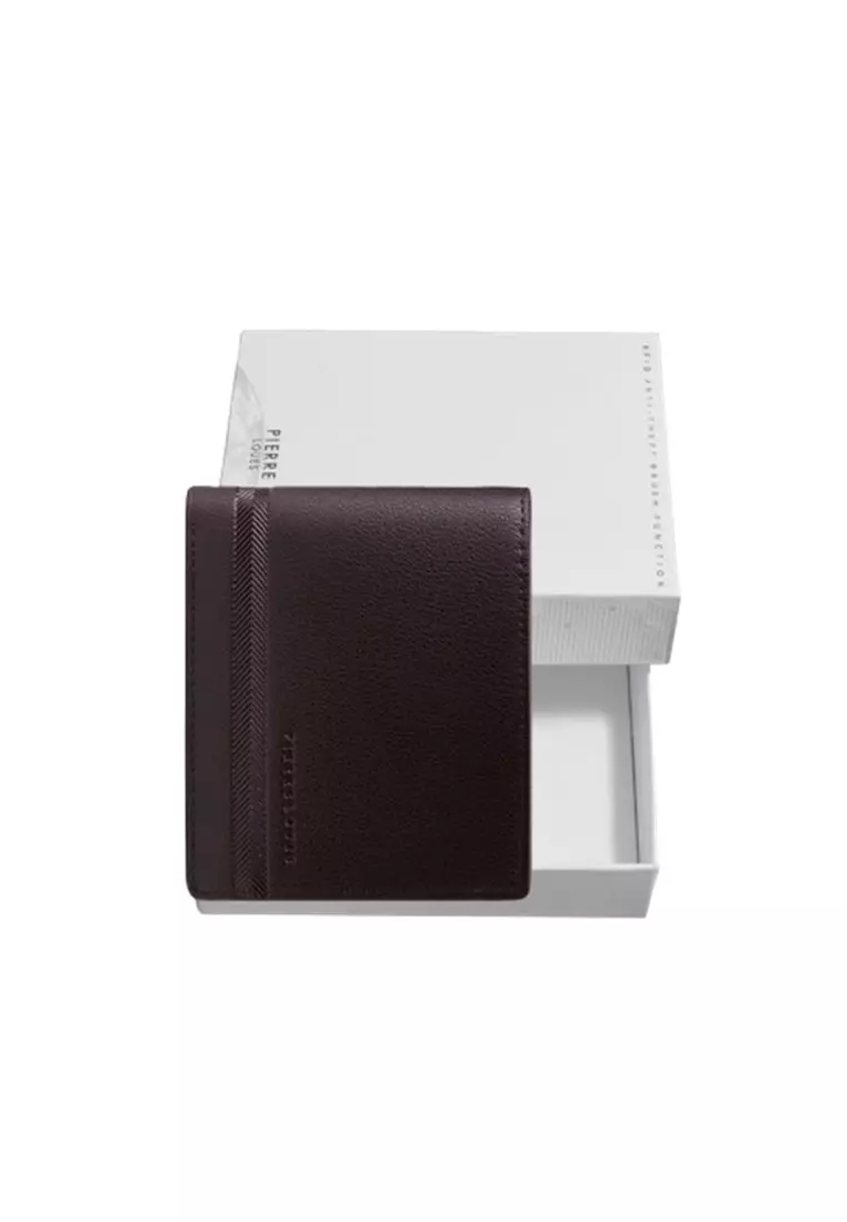Dompet Lipat Pria Pendek Barnett Wallet Bahan Kulit PU Leather Premium BAEOS ORIGINAL - Brown