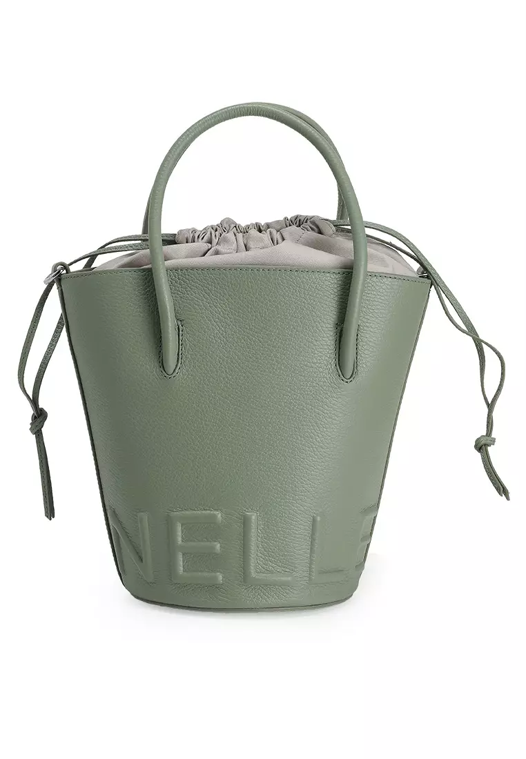 Myrtha Maxi Logo Medium Bucket Bag