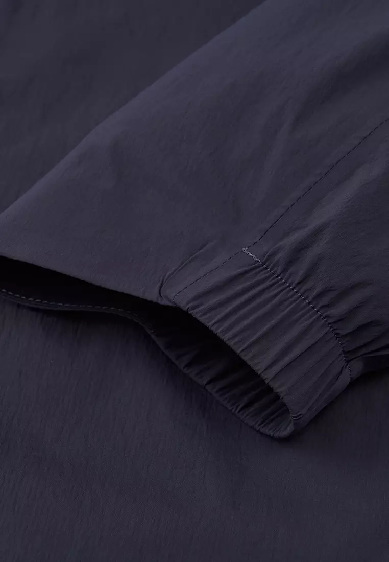 男裝 K-SWISS LOGO 拼色連帽外套