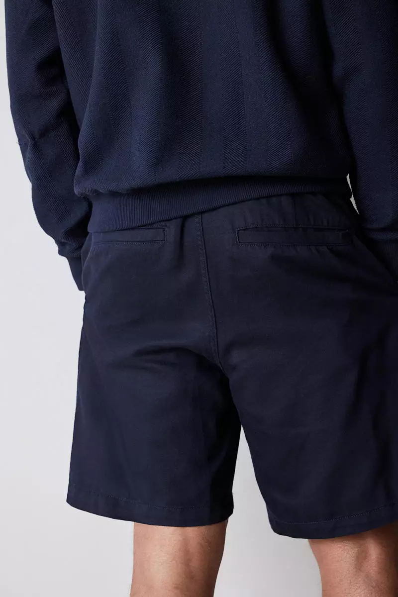 Relaxed Fit Linen-blend shorts