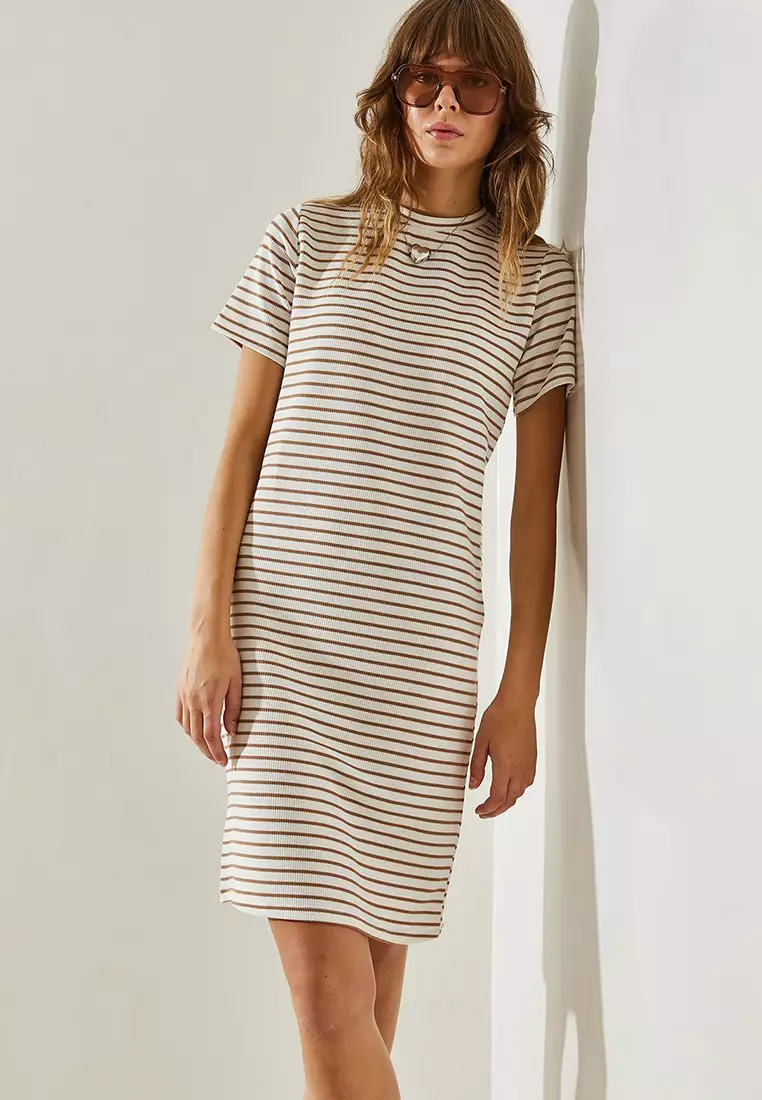 Women's Striped Seersucker Dress 60251344