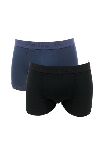Jual Felix B Felix B Underwear Bamboo Spandex Shorty 2in1 Mix Color Fb2151 21 Original Zalora Indonesia