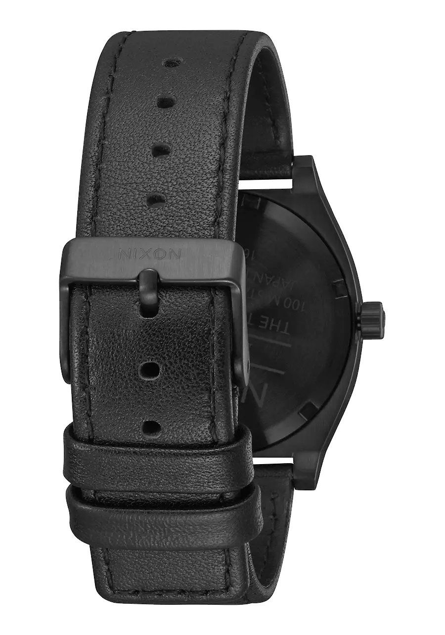 Time Teller All Black White Unisex