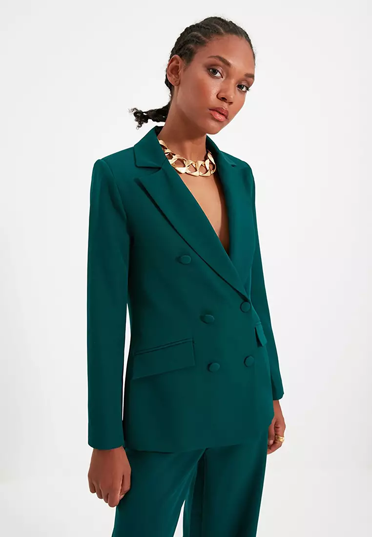Button Detailed Blazer