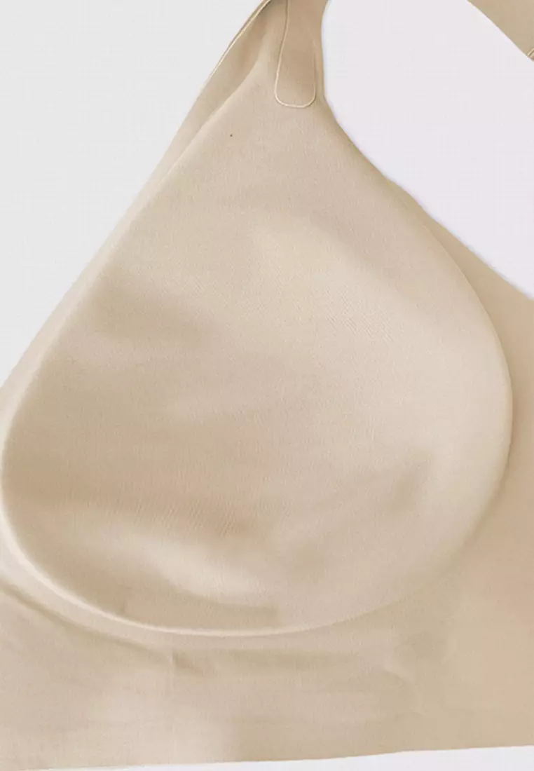 Sorella Bra Sleek Form Wireless Push Up Plunge N10-3040V - Nude