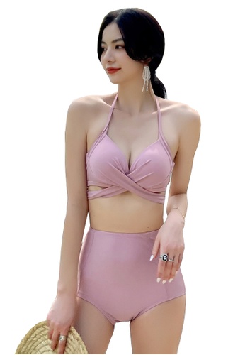 A-IN GIRLS pink (3PCS) Sexy Gauze Bikini Swimsuit 5F388US590BA20GS_1
