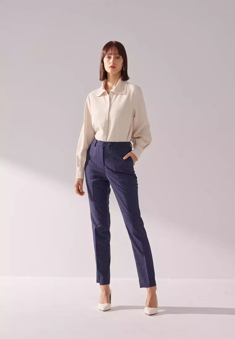 Milk Tea Button Up Blouse