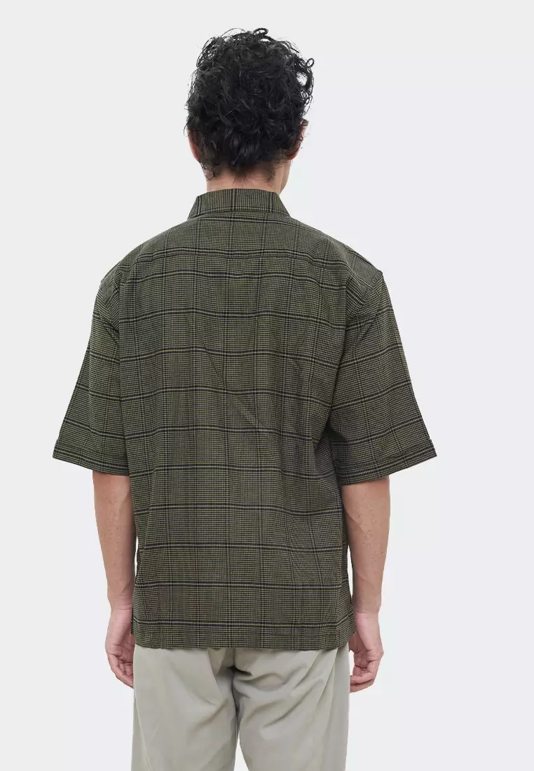 MANZONE Kemeja Lengan Pendek BOXY FIT - SCOTT