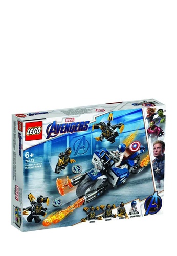 Outriders Attack Super Heroes for sale online LEGO Captain America 76123