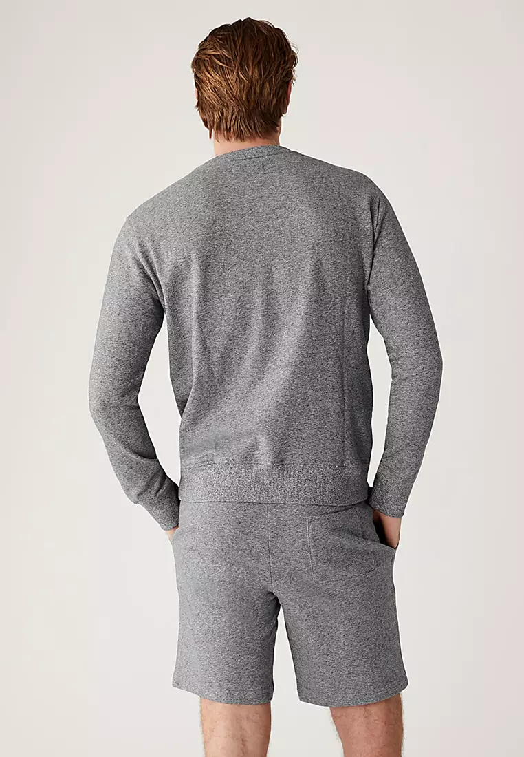 Pure Cotton Crew Neck Sweatshirt