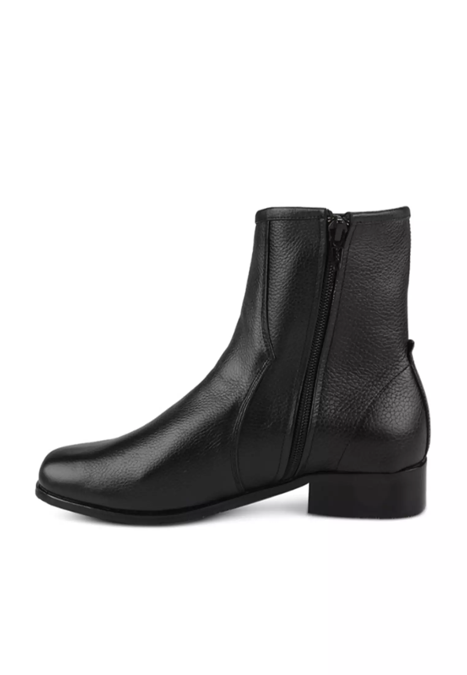 Alexis  Sepatu Boots Wanita  Kulit Asli Seleting samping