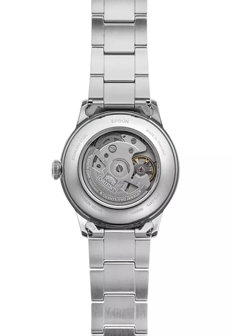 Orient Bambino 38 Silver Stainless Steel Analog Automatic Watch For Men RA-AC0M09E30B