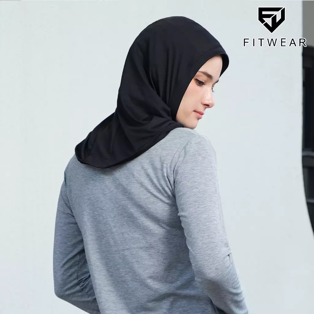 Fitwear Kerudung / Jilbab Olahraga Wanita MARYAM BREATHABLE HIJAB SPORT 
