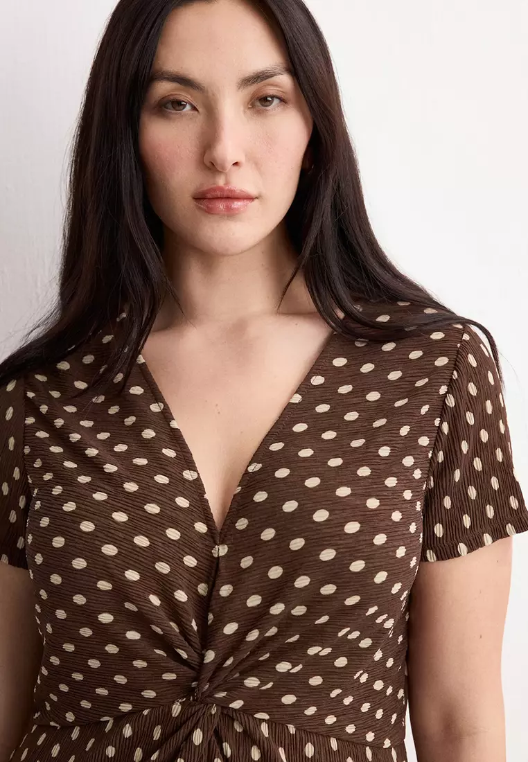 Printed Midi-Dress
