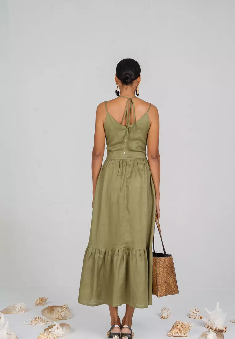 New Linen New Horizone Maxi Linen Dress