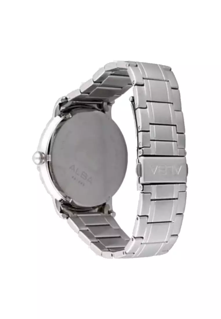 Jam Tangan Pria Alba Original Garansi Resmi AG8K31 AG8K31X1 Strap Stainless Steel Silver