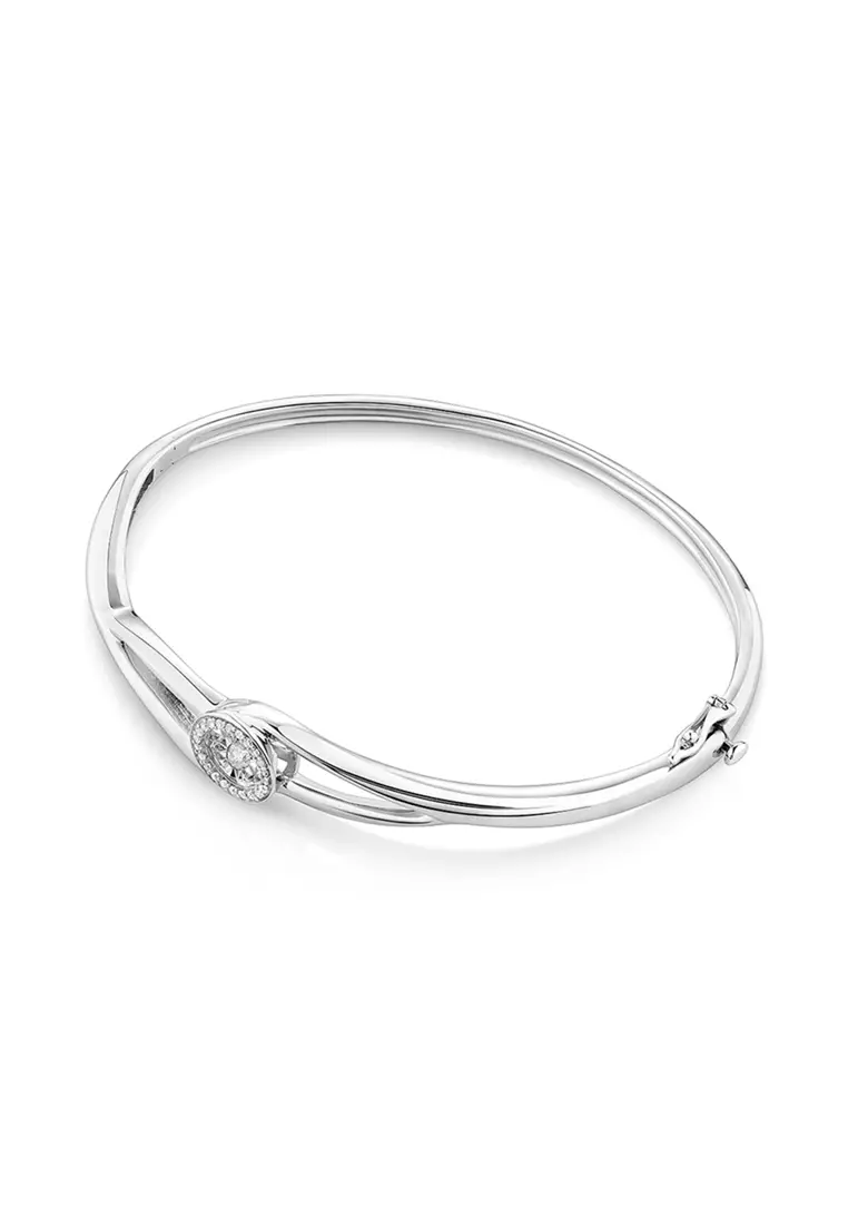 Buy Michael Hill Everlight Bangle with 0.15 Carat TW of Diamonds