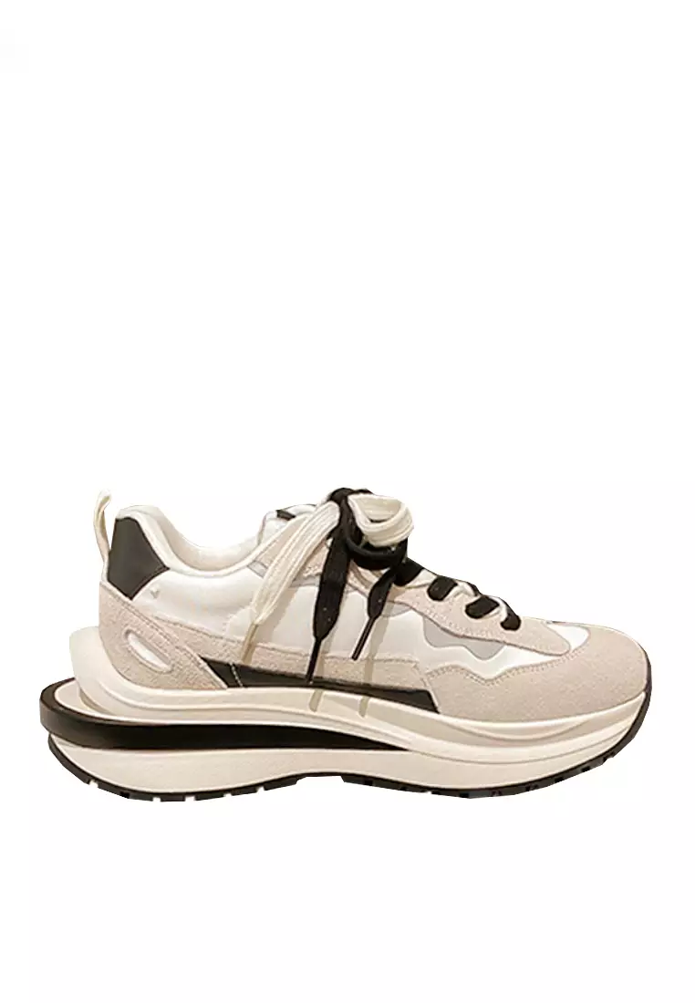 Discount on Twenty Eight Shoes  shoes - SKU: VANSA Faux Suede And Microfiber leather Platform Sneakers  VPW-T222
