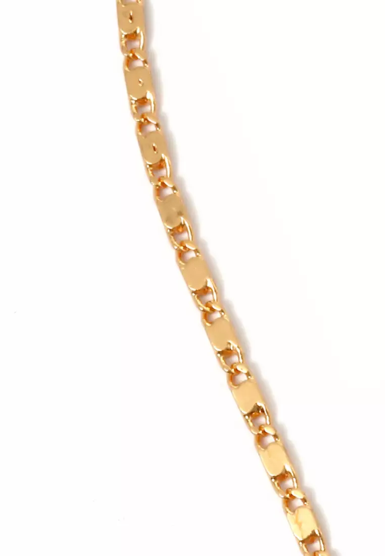 Kalung Aksesoris Wanita Bermotif Crystal Stone Design Casual Elegant Look - 090