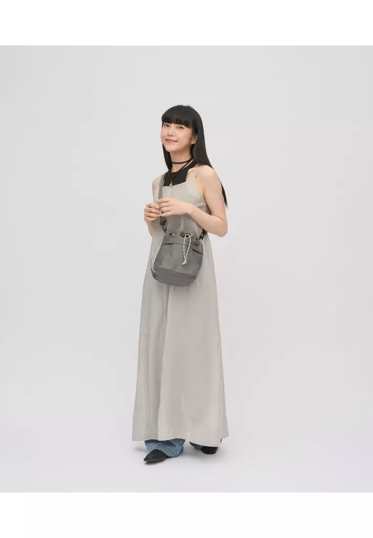 Plain-me 防潑水桶包 - 灰色