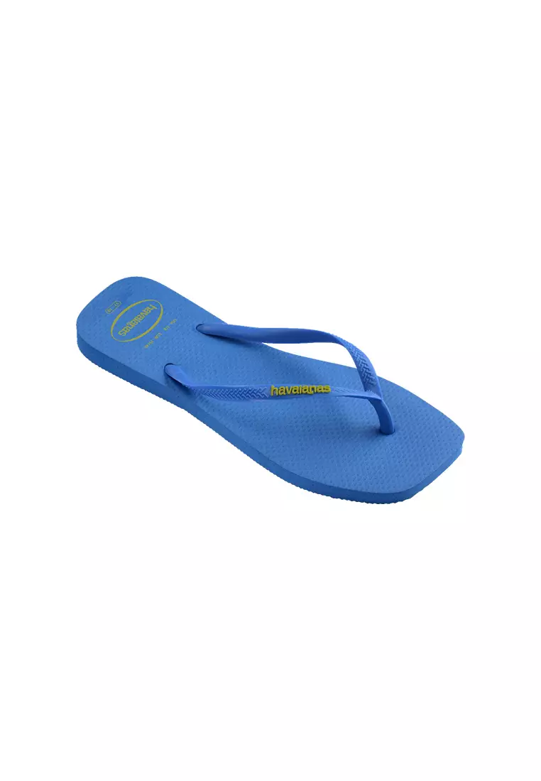Slim Square Logo Pop Up Flip Flops