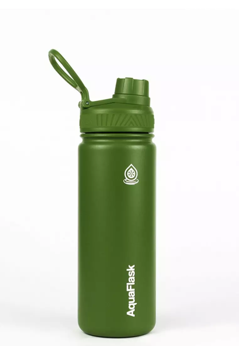 Buy Aquaflask 18oz Wide Mouth Water Bottle Hunter Green 2024