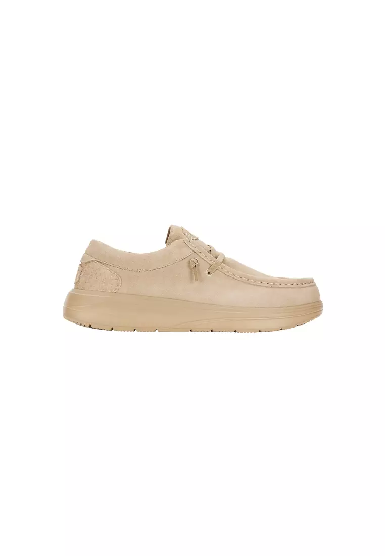 Discount on HeyDude  shoes - SKU: HeyDude Men's Wally Comf Suede in Tan