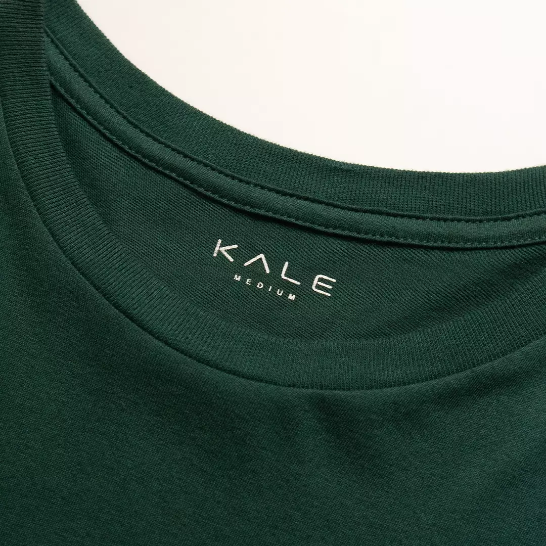 Kale Nathan Bottle Green / Kaos Lengan Pendek Pria / T-shirt Pria