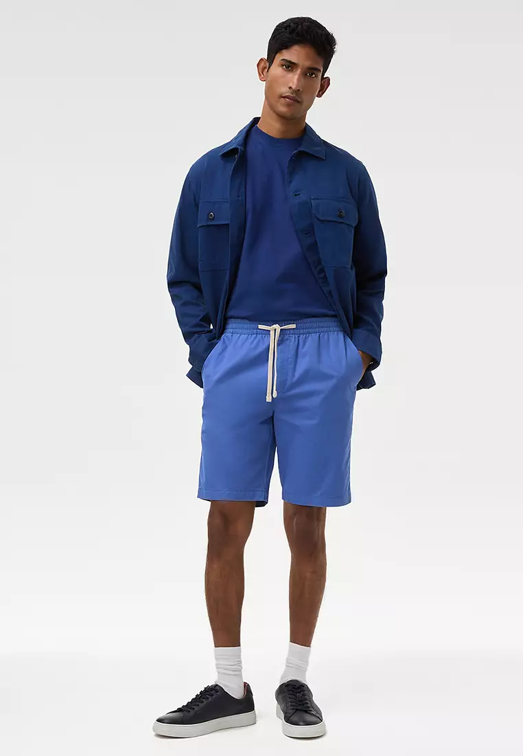 Pure Cotton Elasticated Waist Shorts