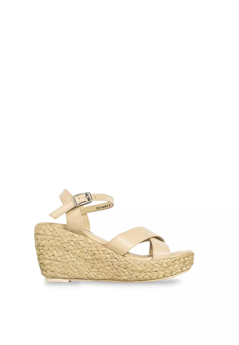 Abaca wedge sandals sales
