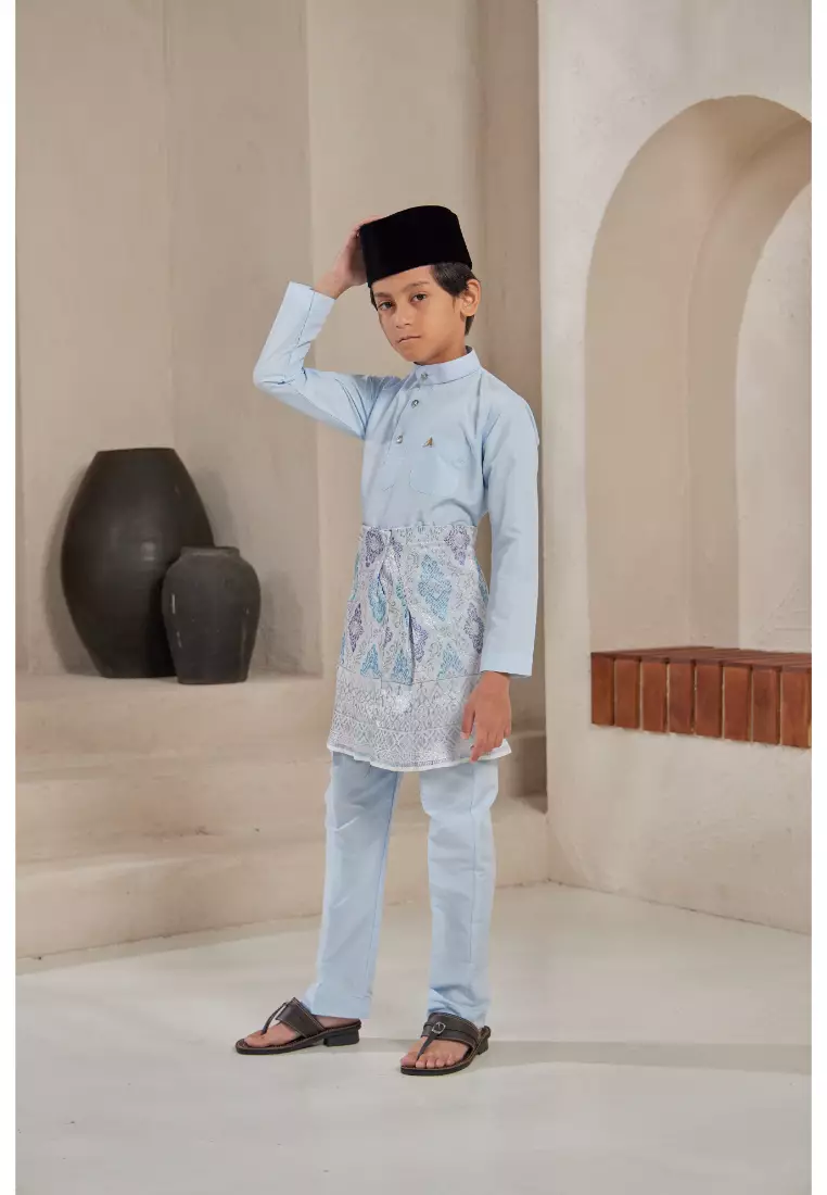 Baju Melayu Moden Cekak Musang for Kids