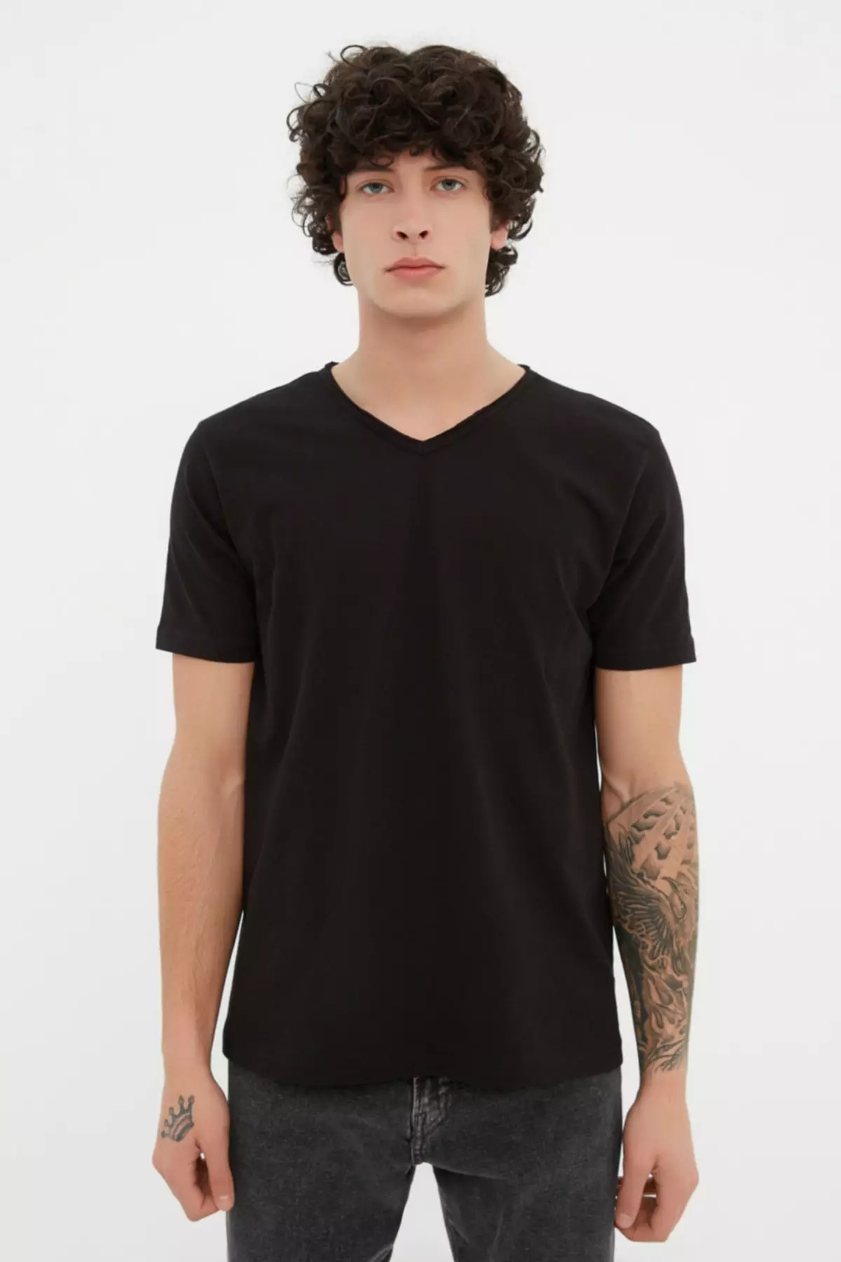 black cotton shirt