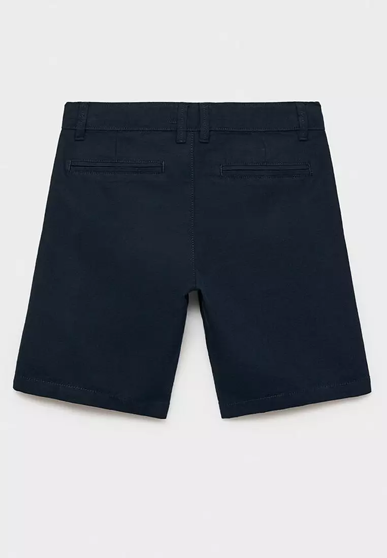 Buy MANGO KIDS Linen Chino Bermuda Shorts 2025 Online ZALORA