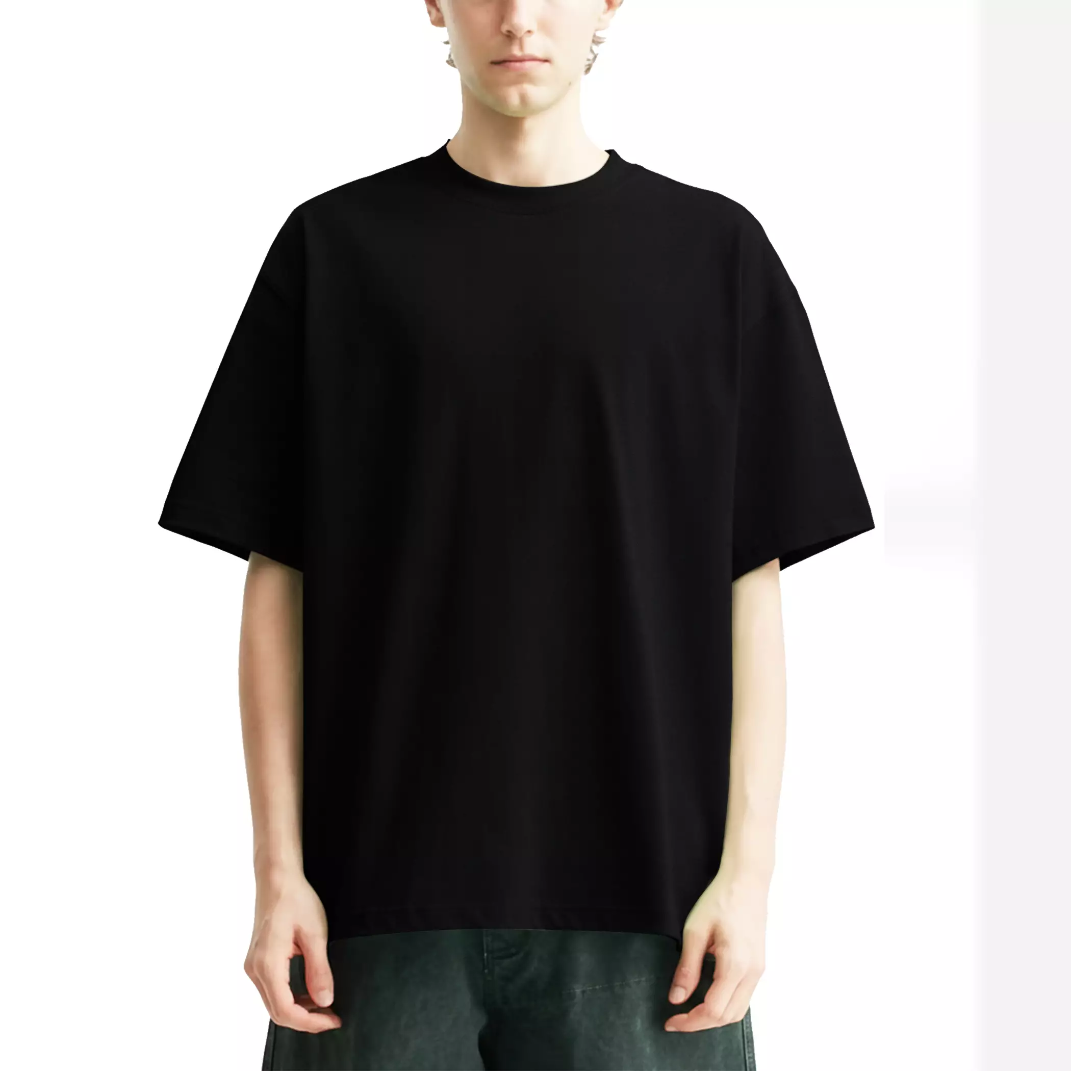 Gloaming Tshirt Oversized Cotton Australia Coolbreeze 25s Black